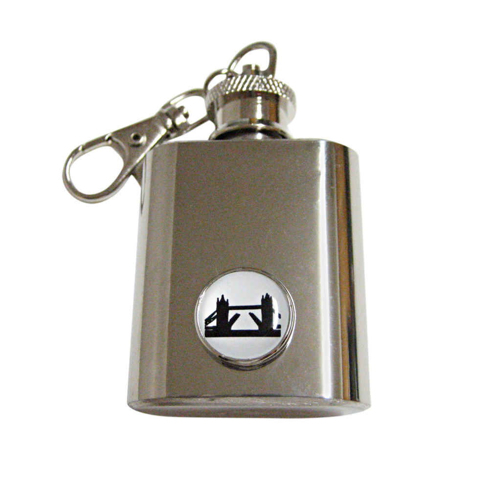 London Tower Bridge Keychain Flask - image 1
